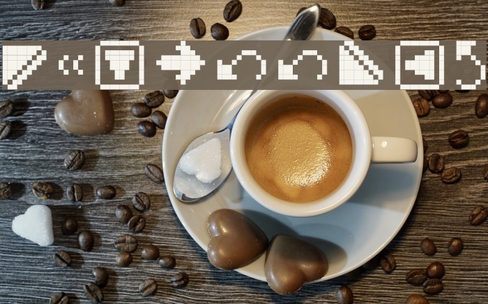 PixArrows Font examples