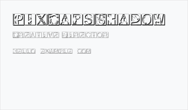 PixCapsShadow Business Card