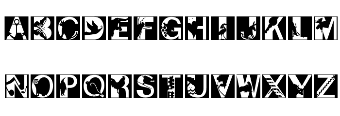 PixCaps Font LOWERCASE