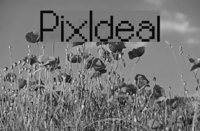 PixIdeal Font examples