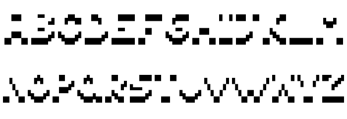PixIllegible Font OTHER CHARS