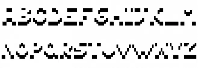 PixIllegible Шрифта ВЕРХНИЙ