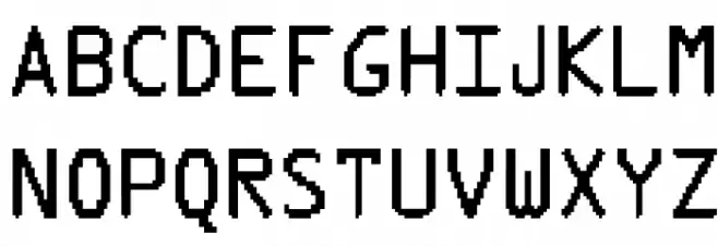 PixType Fuentes MAYÚSCULAS