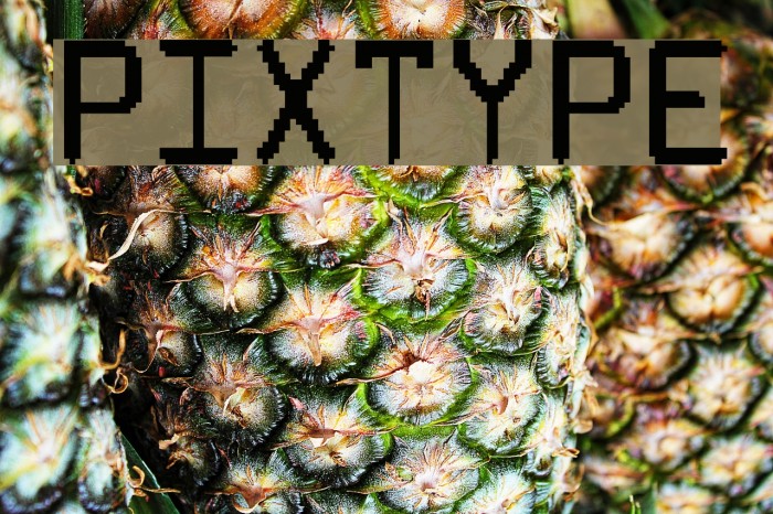 PixType Font examples