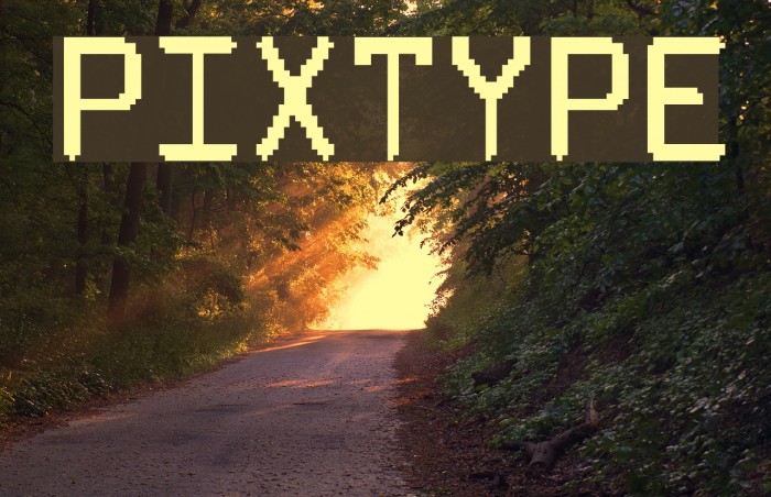 PixType Font examples