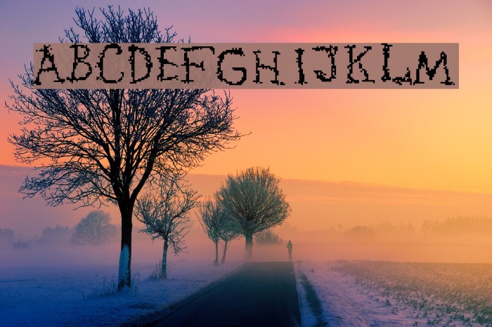 PixXary Regular Font examples