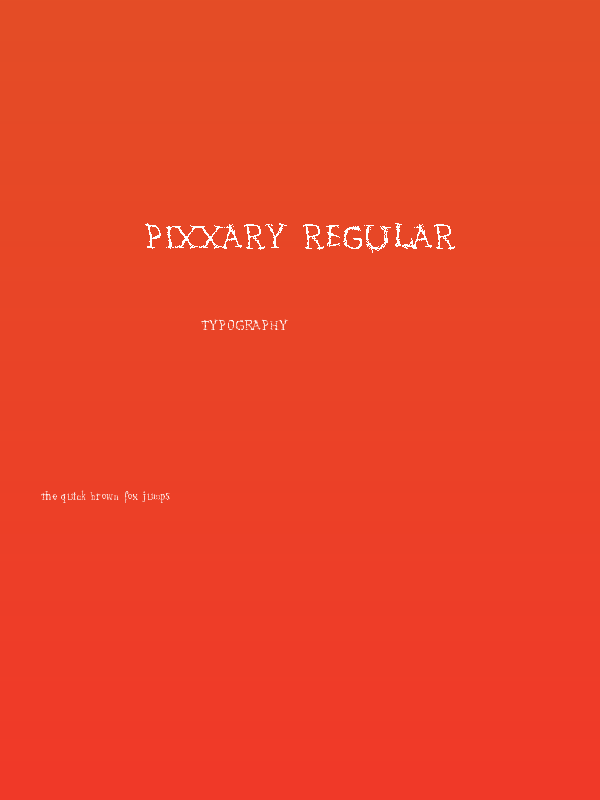 PixXary Regular Poster