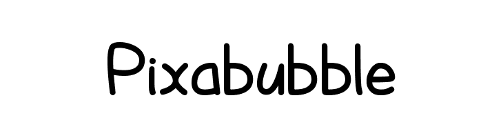 Pixabubble Font