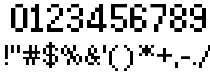 Pixapp Inter Font OTHER CHARS