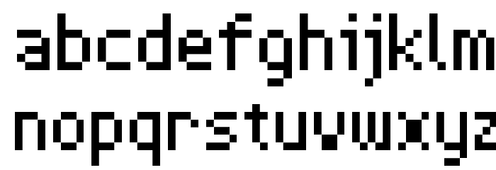 Pixapp Inter Font LOWERCASE