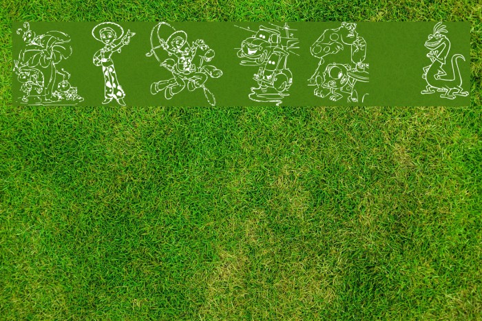 Pixar 1 Font examples