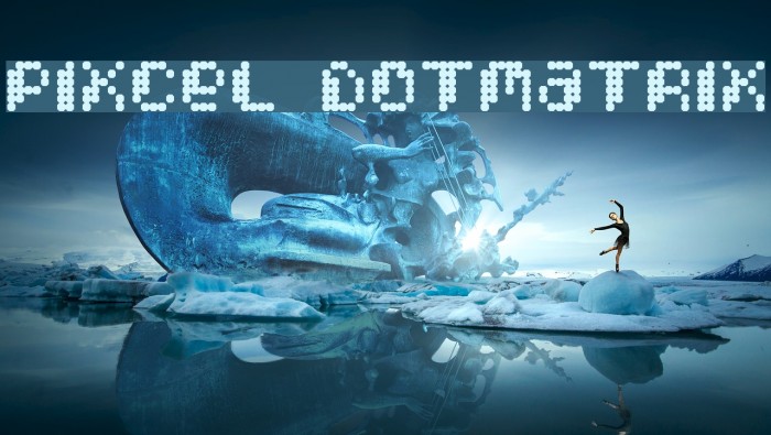 Pixcel DotMatrix Font examples