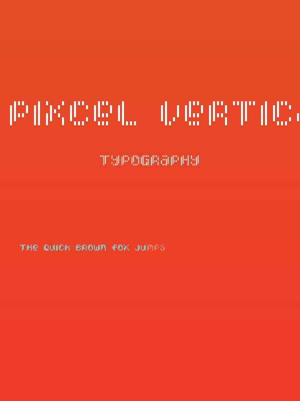 Pixcel Vertical Scan Poster