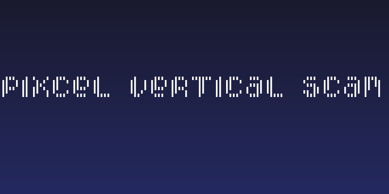 Pixcel Vertical Scan Social Header