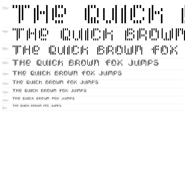 Pixcel Vertical Scan Waterfall