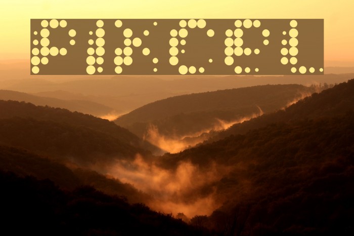 Pixcel Font examples
