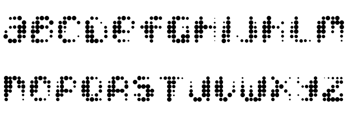 Pixcel Font LOWERCASE