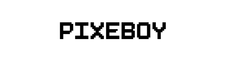 Pixeboy  Скачать бесплатные шрифты
