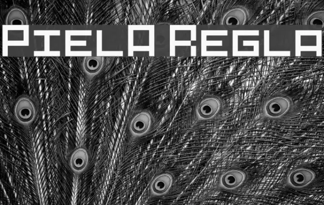 Pixel-Art Regular Font examples