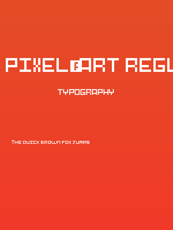 Pixel-Art Regular Poster