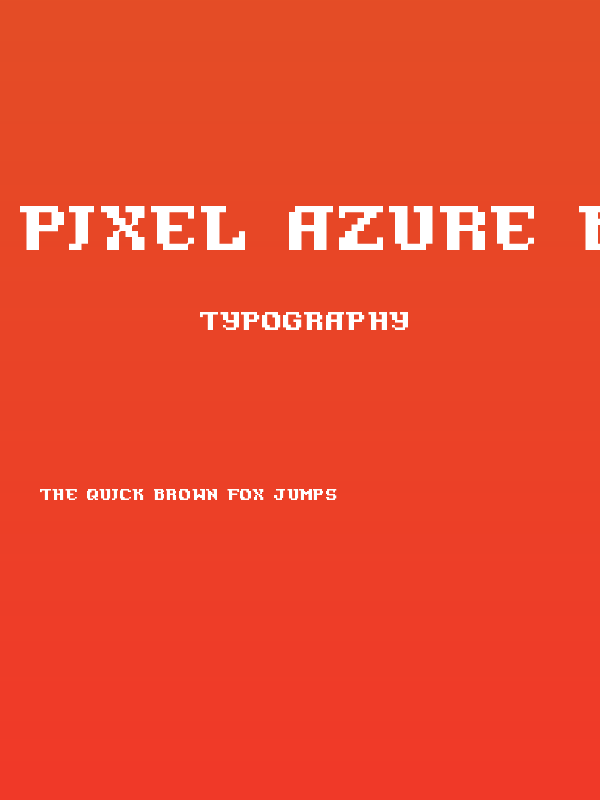Pixel Azure Bonds Poster