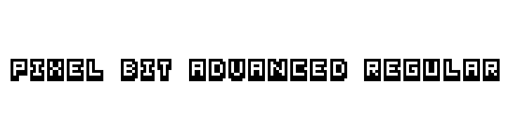 Pixel Bit Advanced Regular  Free Fonts Download