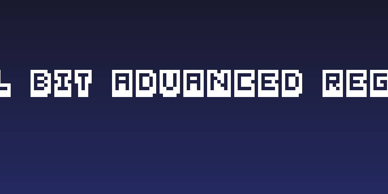 Pixel Bit Advanced Regular Social Header