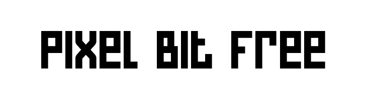Pixel Bit Free  नि: शुल्क फ़ॉन्ट्स डाउनलोड