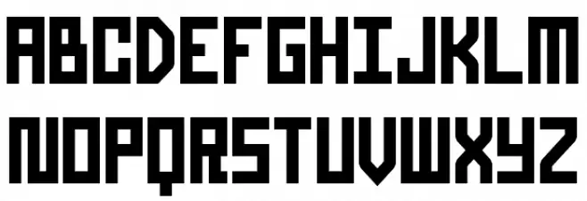 Pixel Bit Free Schriftart Groß