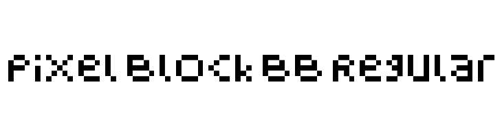 Pixel Block BB Regular Font