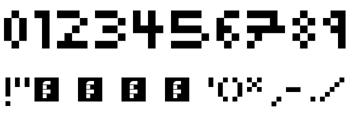 Pixel Block BB Regular Font - FFonts.net