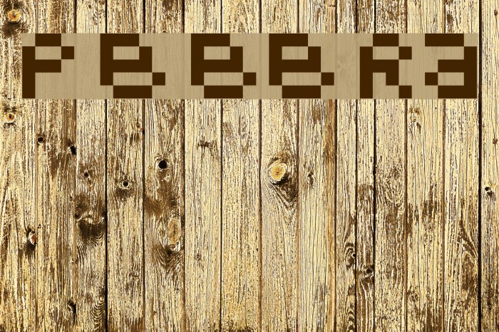 Pixel Block BB Regular Font examples