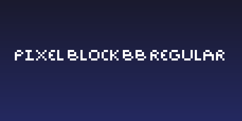 Pixel Block BB Regular Social Header