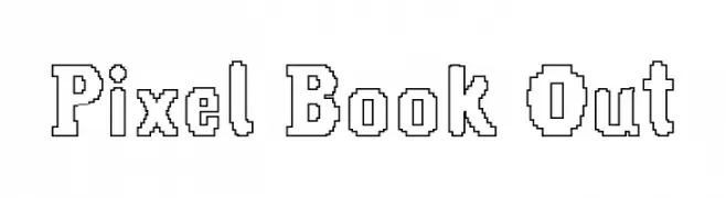 Pixel Book Out  baixar fontes gratis