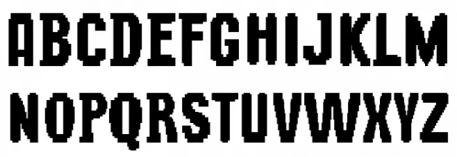 Pixel Book Шрифта ВЕРХНИЙ