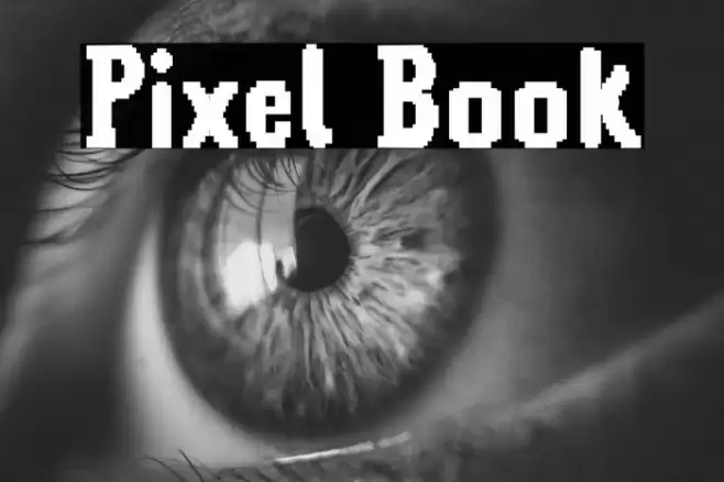 Pixel Book Font examples