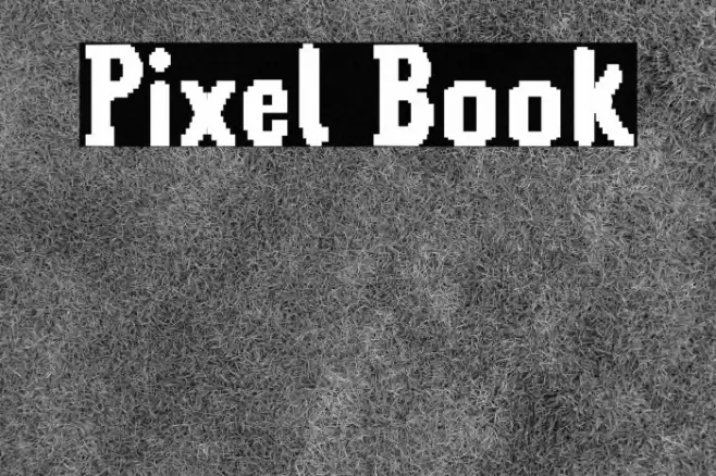 Pixel Book Font examples