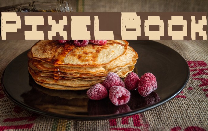 Pixel Book Font examples