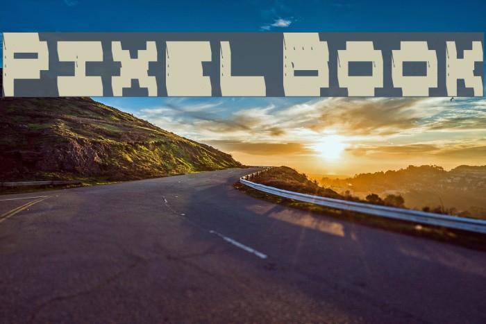 Pixel Book Font examples