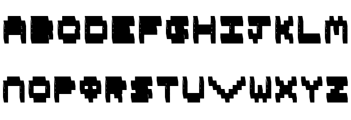 Pixel Book Font LOWERCASE