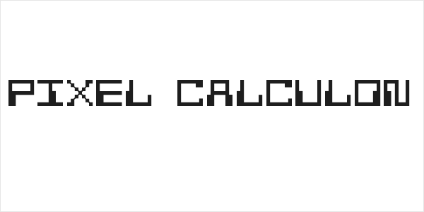 Pixel Calculon Logo