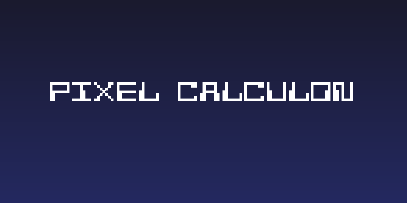 Pixel Calculon Social Header