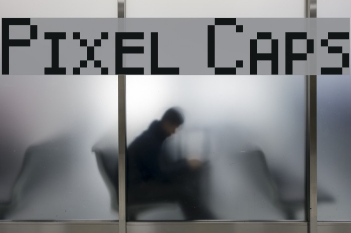 Pixel Caps Font examples
