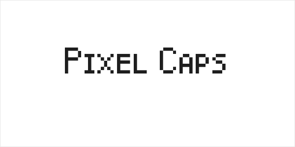 Pixel Caps Logo