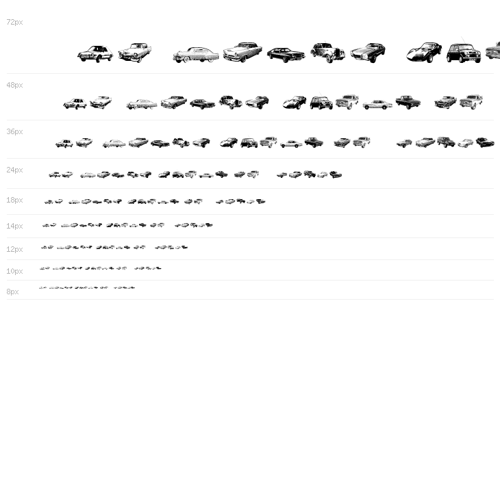 Pixel Cars Waterfall