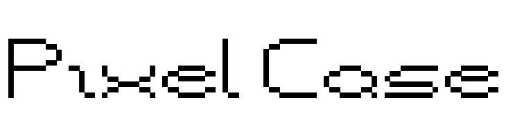 Pixel Case  Frei Schriftart Herunterladen