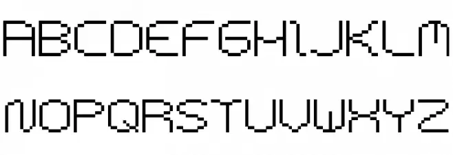 Pixel Case 字体 大写