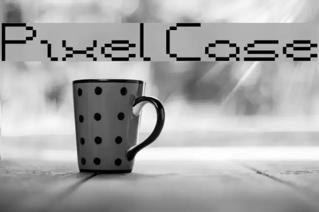 Pixel Case Font examples