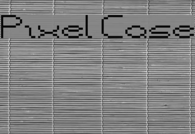 Pixel Case Font examples
