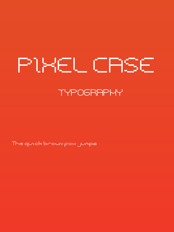 Pixel Case Poster